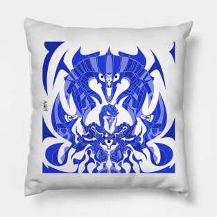 talavera dark nazgul ecopop in balrog dreams of the middle earth ecopop Pillow