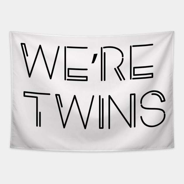 WE ARE TWINS Tapestry by HAIFAHARIS