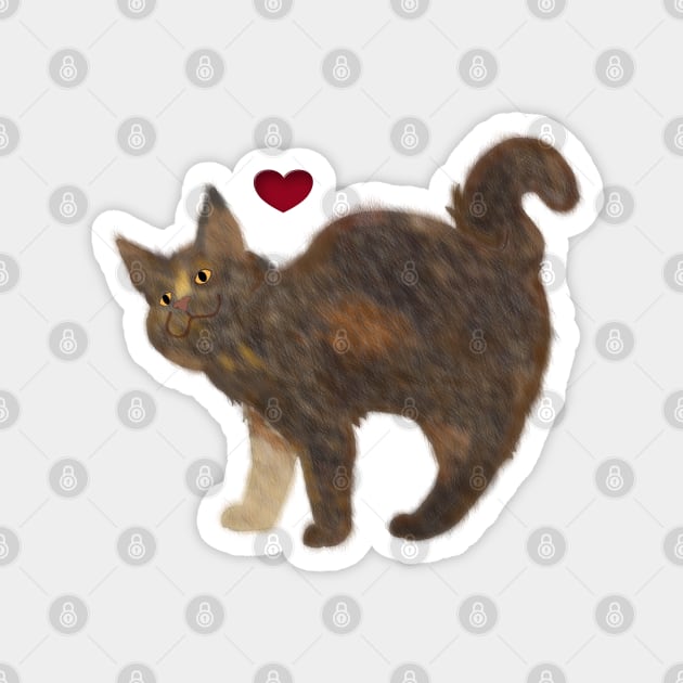 Cats Love Magnet by Miozoto_Design