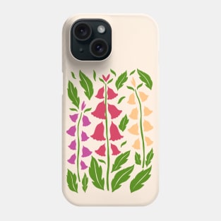 Foxglove Flowers Phone Case