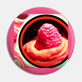 Raspberry Sorbet abstract Pin