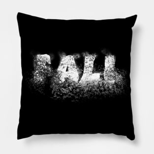 "Fall" Typography Aesthetic Pillow