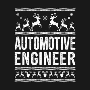 Automotive Engineer Ugly Christmas Sweater T-Shirt