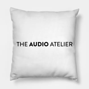 The Audio Atelier (Black Logo) Pillow