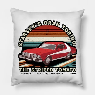 Starsky's Gran Torino Lts // Vintage 70s Fan Art Pillow