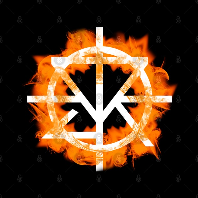 Seth Rollins Burning Logo by lightsdsgn