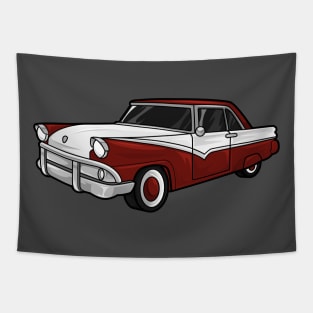 Retro vintage car Tapestry