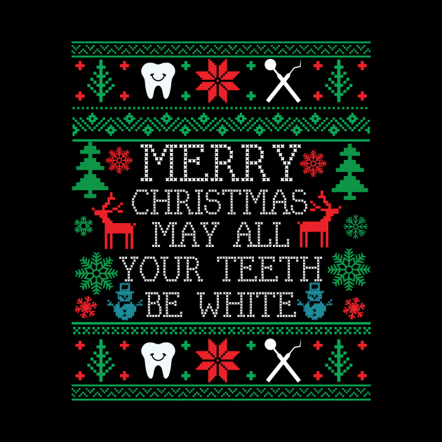 Christmas Dentist Dental Hygienist Assistant Ugly Christmas by mrsmitful01