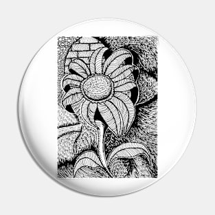 The flower print Pin