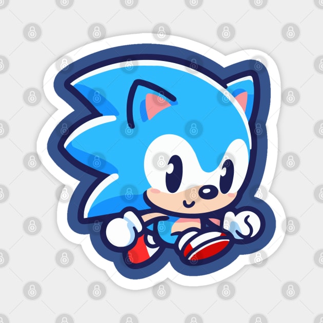 Sonic The Hedgehog Magnet by Riot! Sticker Co.