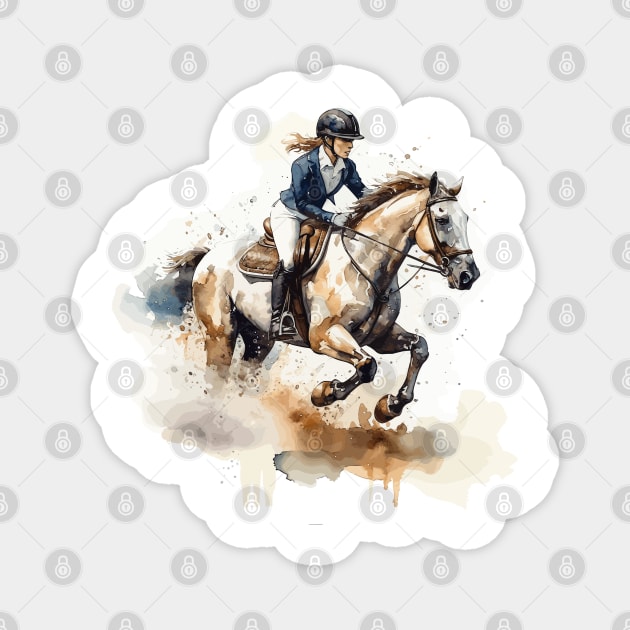 Galloping Horse Magnet by vospot