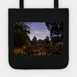 Kirkstall Abbey 4262-A Cistercian monastery Leeds West Yorkshire Night After   Dark Photography Tote