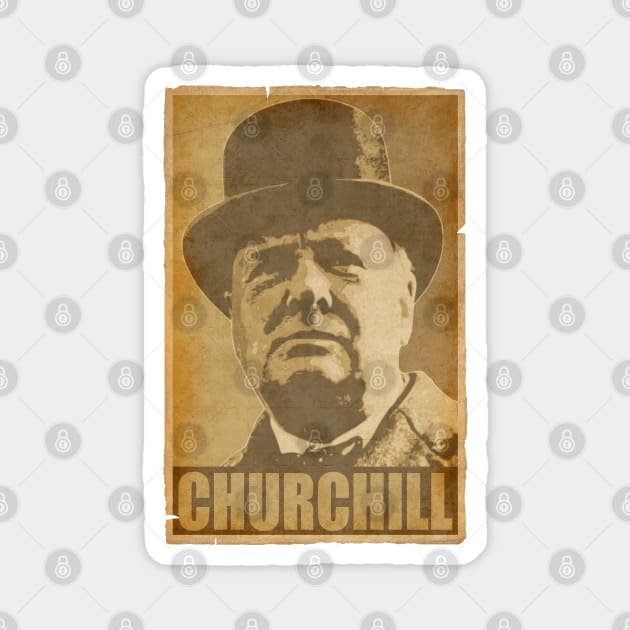 Winston Churchill Hope Magnet by Nerd_art