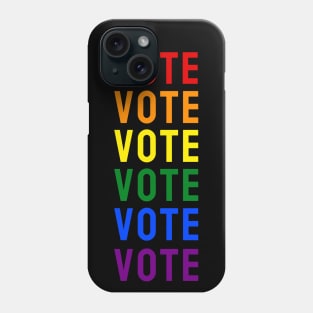 Vote LGBTQ+ Style, Vote for American President 2020 Phone Case