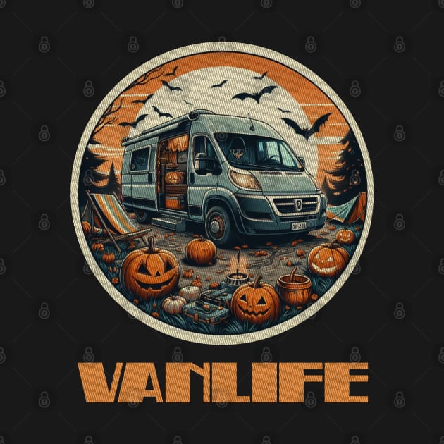 Spooky camper conversion van by Tofuvanman