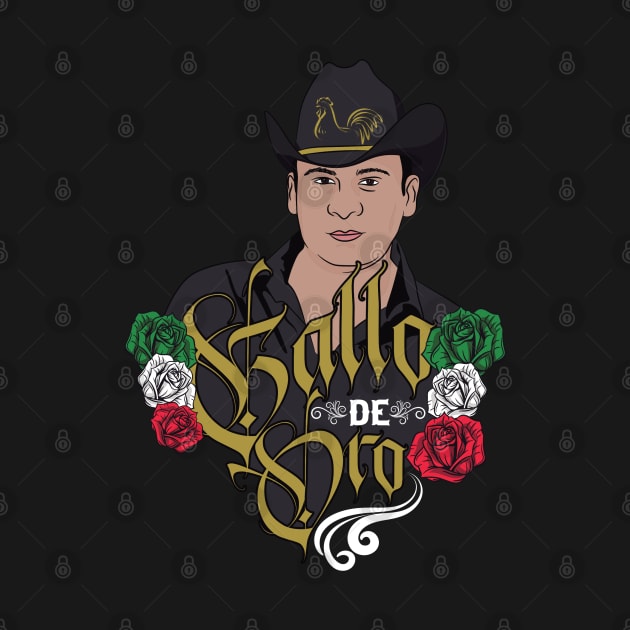 El gallo de oro Valentin Elizalde by Velvet Love Design 