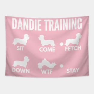 Dandie Dinmont Terrier Dog Training Dandie Dog Tricks Tapestry