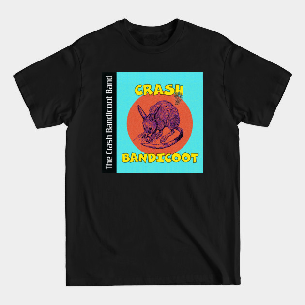 Disover Limited Edition Jojo Richard Mitten "Crash Bandicoot Band" Design - Crash Bandicoot - T-Shirt