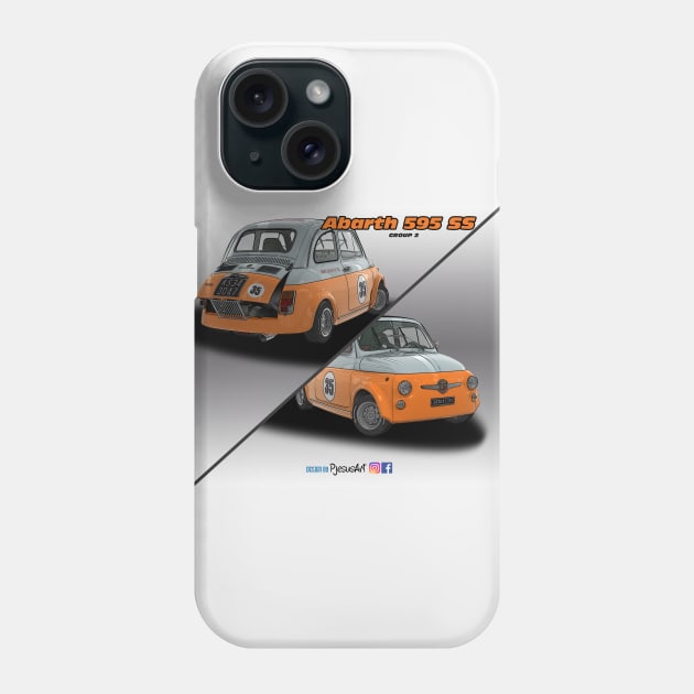 Abarth 595 SS 35 Phone Case by PjesusArt