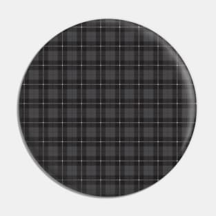 Pretty Simple Check Pattern Stripes Tones of Grey and White Pin