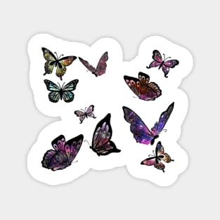 Galaxy Butterflies Magnet