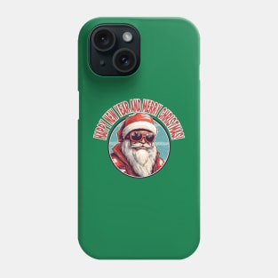 Santa Celebrate Christmas With Motorcycle Phone Case