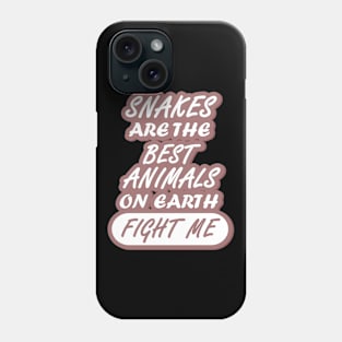 funny snakes saying women fearless animal Phone Case