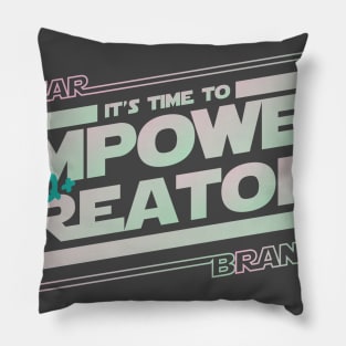 LET'S EMPOWER LGBTQ+ CREATORS Pillow