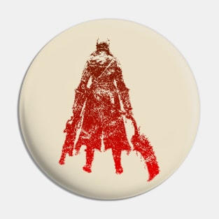 Bloodborne Hunter Distressed Gradient Pin