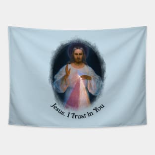 Jesus Divine Mercy Catholic St Margaret Mary Alacoque & Saint Faustina 200b Tapestry