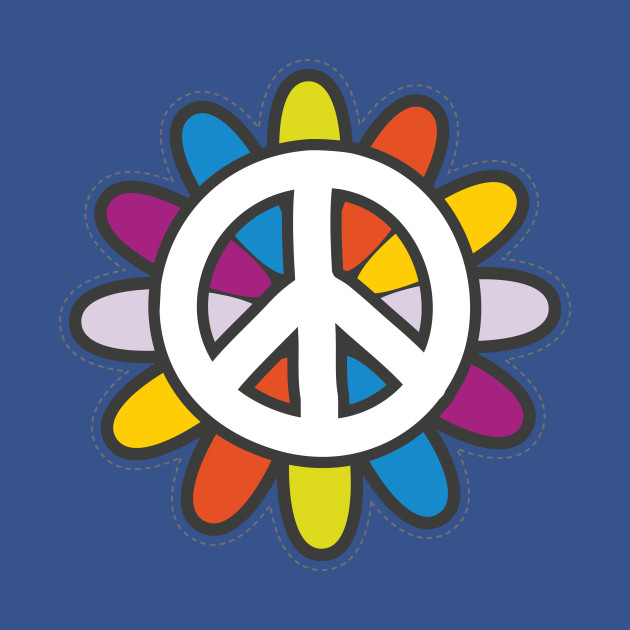 Discover 'Retro Peace Hippie Symbol 70s' Awesome 70s Vintage - 70s - T-Shirt