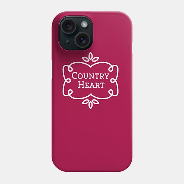 Country Heart Phone Case by HiFeliciaDesign