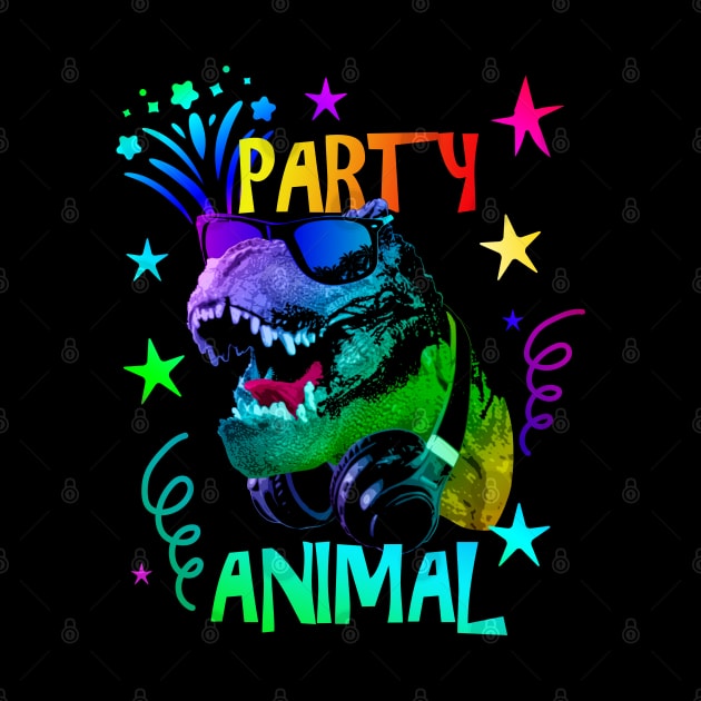 T-Rex Party Animal by Nerd_art