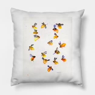 Fire Bees Pillow