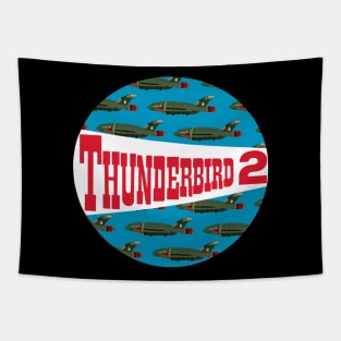 Thunderbird 2 Aircraft Thunderbirds TV Original Series Virgil Tracy Tapestry