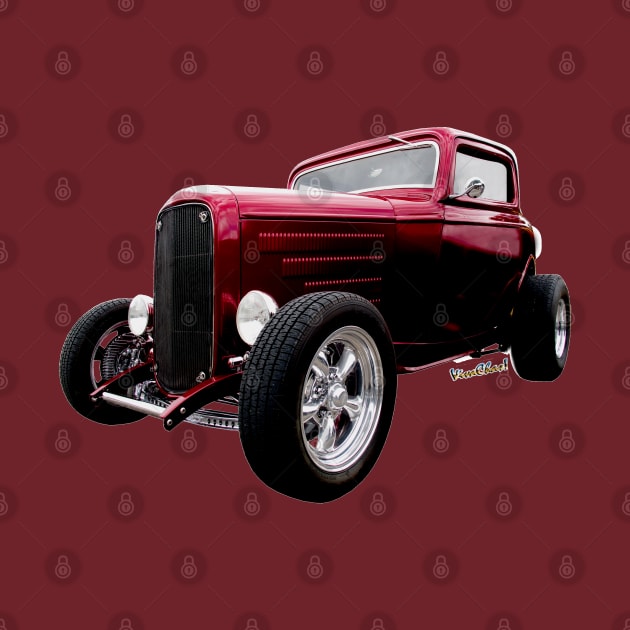 32 High Boy 3 Window Coupe Hot Rod by vivachas