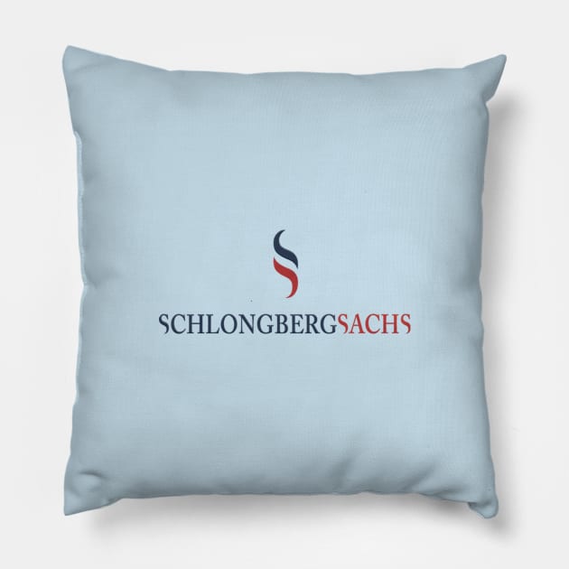 Schlongberg Sachs Pillow by sketchfiles