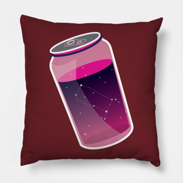Horoscope Gemini soda Pillow by FrontSpace