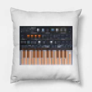 MicroFreak Synth Pixelart Design Pillow