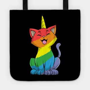 Cat as Unicorn with Color change Tote