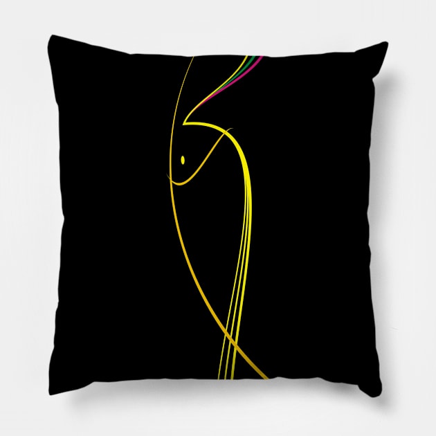 Woman Figure 2 Pillow by GeeTee