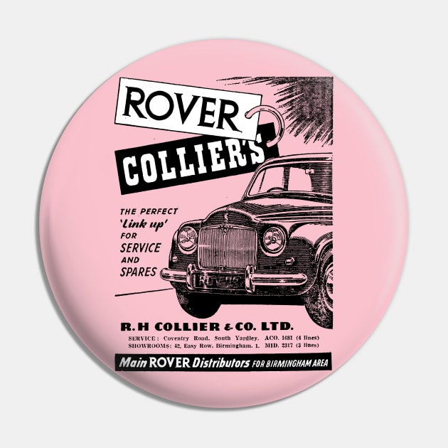 ROVER P4 - dealer ad Pin by Throwback Motors