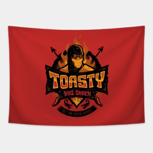 Toasty BBQ Shack Tapestry