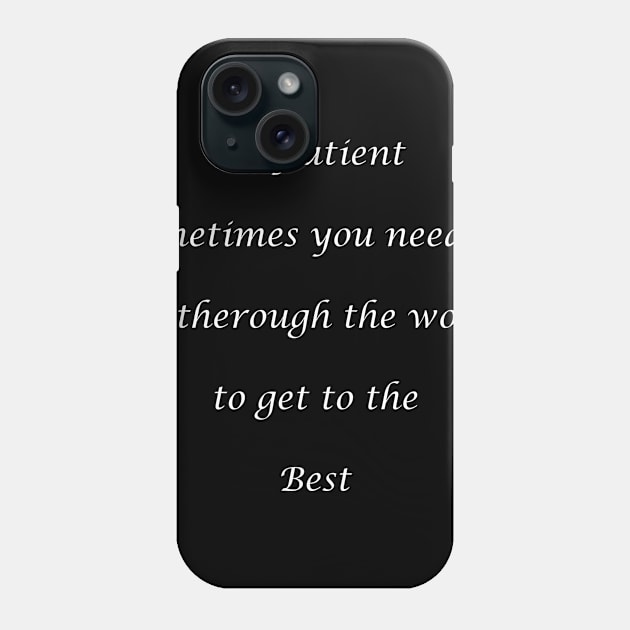 quote Phone Case by Yaman