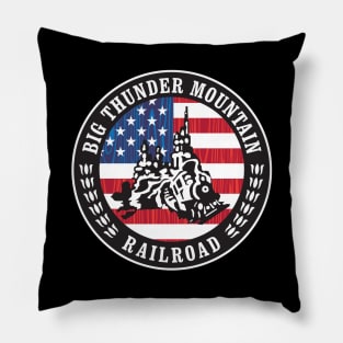 Thunder Mountain Railroad Pillow