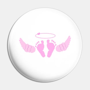 Baby girl angels wings Pin