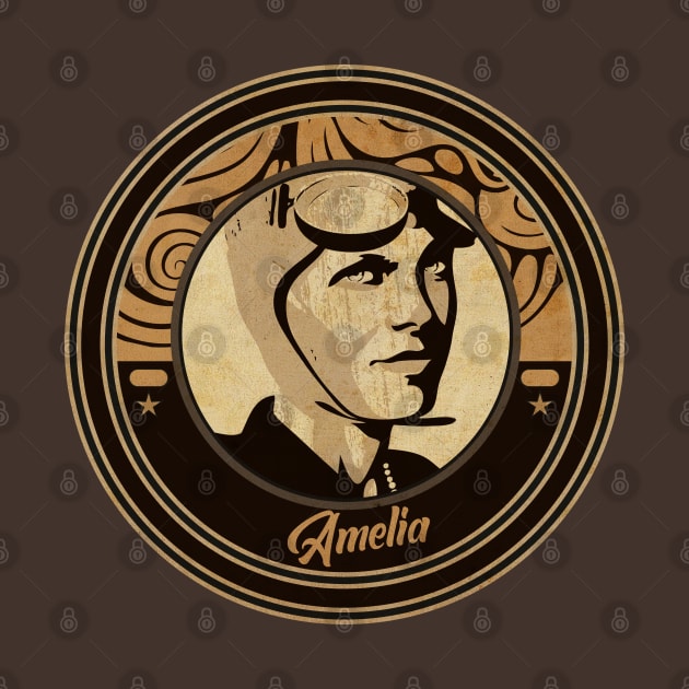 Classic Vintage Amelia by CTShirts