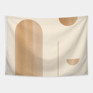 Mid-century modern Geometrical shapes Tapestry