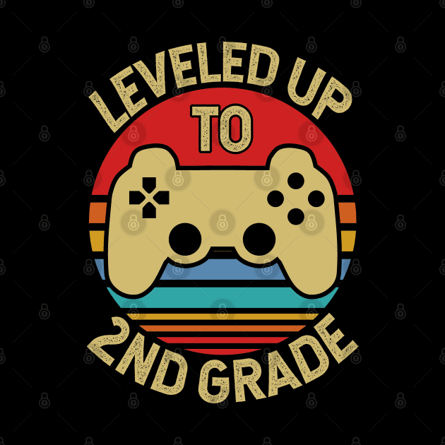 Leveled Up To 2nd Grade Kids Graduation by Tesszero