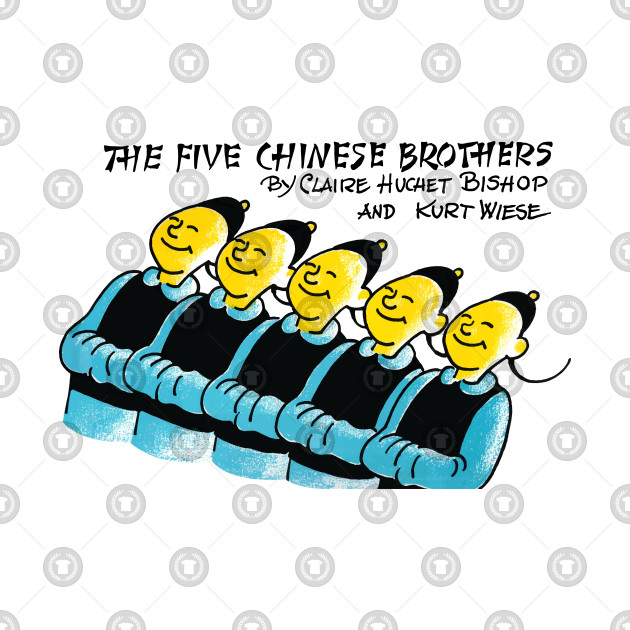 The Five Chinese Brothers 5 Chinese Brothers Kids TShirt TeePublic
